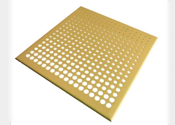 Round Hole 1.5mm KCC Painting Aluminum Perforated Sheet