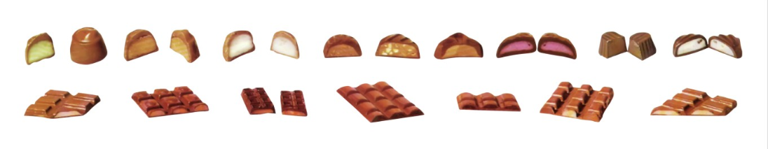 150 Kg/H Automatic Chocolate Machine Chocolate Manufacturing Plant Compact Structure