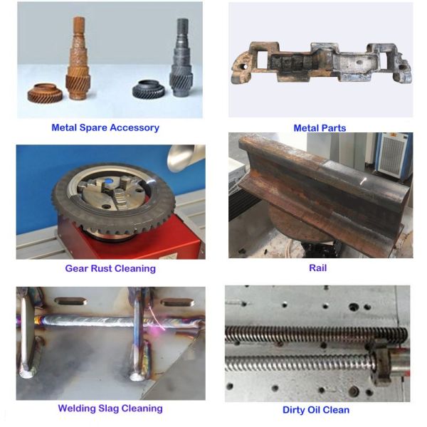 800w Metal Laser Cleaning Machine Raycus For Plastic Injection Molding Rust Removal