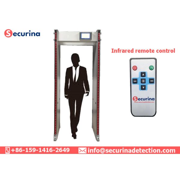IP65 Weather-proof Walk Through Security Detector 100 Working Frequency Bands