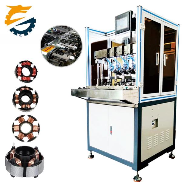 Buy PLC Auto DC Brushless Stator Winding Machine with 5 kVA Max. Transformer Capacity at wholesale prices