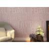 Buy cheap Non woven Washable Wallpaper Purple Color LOVE English Letters Wallpaper from wholesalers