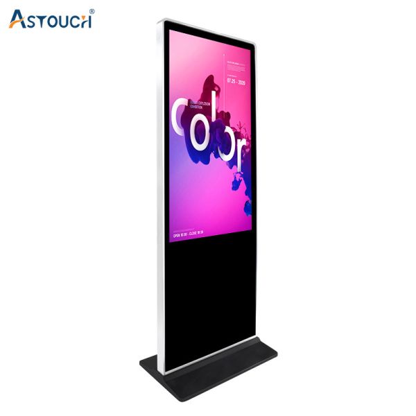 65 Inch High Brightness Floor Standing Digital Signage With Pcap Touch