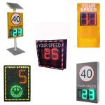 Solar Powered LED Radar Speed Sign with 100M Detection Range