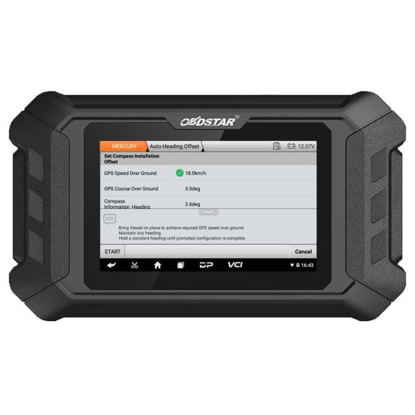OBDSTAR iScan for MERCURY Marine Diagnostic Tablet with Special Functions Support G3/ DFI 2/ Optimax/ Seapro/ Verado/ 40HP-300HP