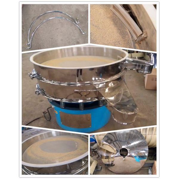 Food Particle Round Vibro Screen Machine / Vibration Sifter For Food Industry