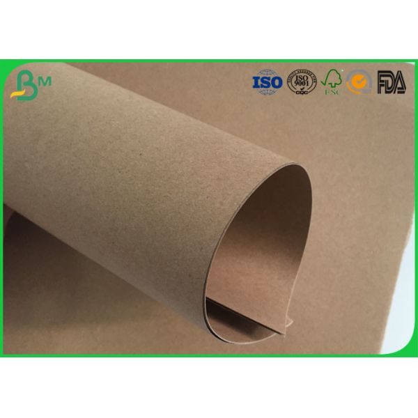Grade AAA Kraft Brown Paper Roll , Test Liner Paper For Making Corrugated Box