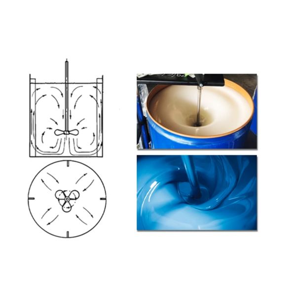 SUS304 Spiral Three Blade Propeller Wide Blade For Liquid With Suspended Solids