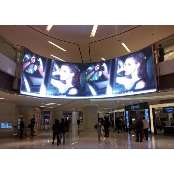 5mm Pixel Pitch Curved LED Panels 1/16 Scan Constant Current Commercial LED Displays