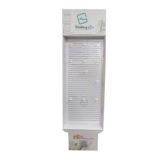 Buy Custom POS Cardboard Stand Display With Plastic / Metal Hooks at wholesale prices