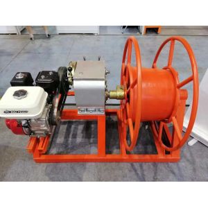 Quality 7.5m/Min 50KN Drum Traction Cable Winch Puller for sale