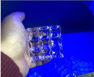 Stainless Steel Ice Cube Maker 100kg Ice Output/24 Hours Perfect for Restaurant or Home 670x670x910 mm