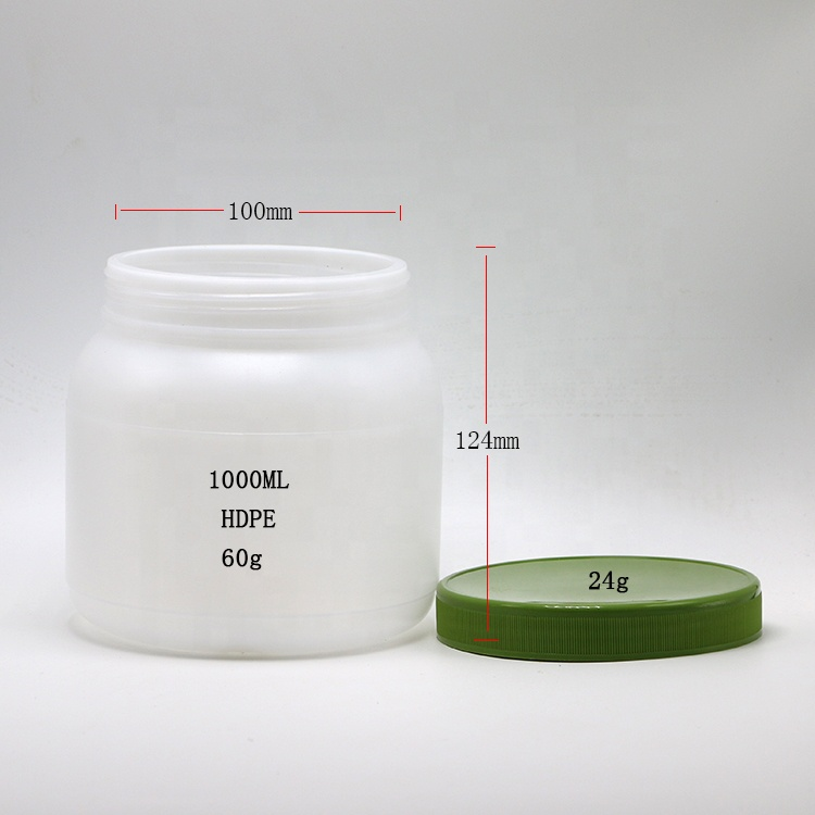 1 Liter / 33oz Plastic Bottle Packaging HDPE Honey Jar Empty Container for Sweeteners