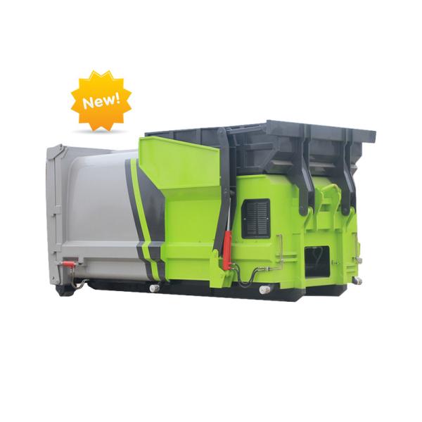 Buy 18m3 20m3 Mobile Garbage Compression System Compactor Machine for Garbage Station at wholesale prices