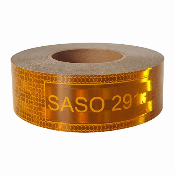 Buy Adhesive Reflective Tape High Reflection Micro Prismatic SASO 2913 Reflective Tape Roll at wholesale prices