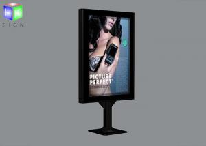 China Freestanding Scrolling Lightboxes Backlit , Scrolling Poster Display Light Box 2 Sided on sale
