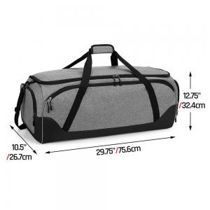 Quality OEM Badminton Racket Cloth Bag Portable Tennis Duffle Bag With Shoe Compartment for sale