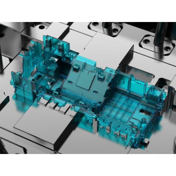 OEM / ODM : Single Cavity Injection Mold & Transparent LH Bracket (1*1) No.23399