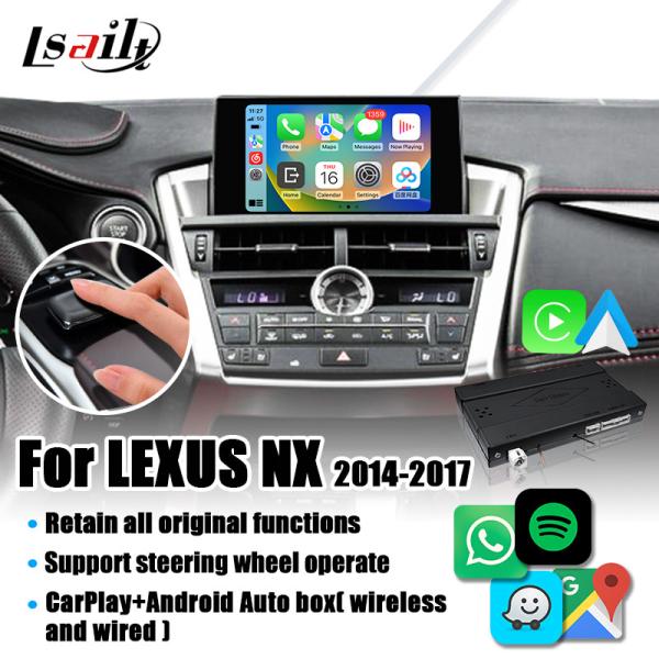 Buy Wireless CarPlay Interface for Lexus NX NX200t NX300h Android Auto, Mirror Link, HiCar, CarLife at wholesale prices