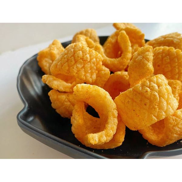 Squid Rice Corn Crackers Prawn Flavor Caramel Rice Crackers