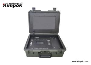 China COFDM Wireless Receiver with 17'' Monitor for UAV Video and Data Transmission on sale