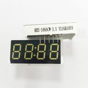 Quality 4 Digits 7 Segment Mini Led Clock Display 0.36 Inch Anode White for sale