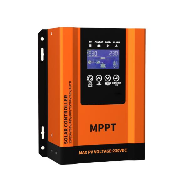 Buy LCD Display MPPT 40A Solar Charge Controller 12V-96V Solar Controller Regulator Auto Work and IP 21 Protection Level at wholesale prices