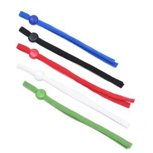 Quality High quality white 5mm elastic earloop adjustable buckle elastic facemask rope for sale