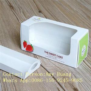 Quality Gift 350g White Display Paper Box For Chocolate Packaging With Window for sale
