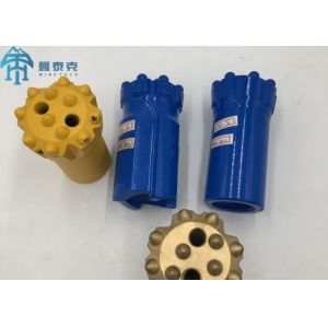Tungsten Threaded Drill Button Bits 41mm R32 For Mining