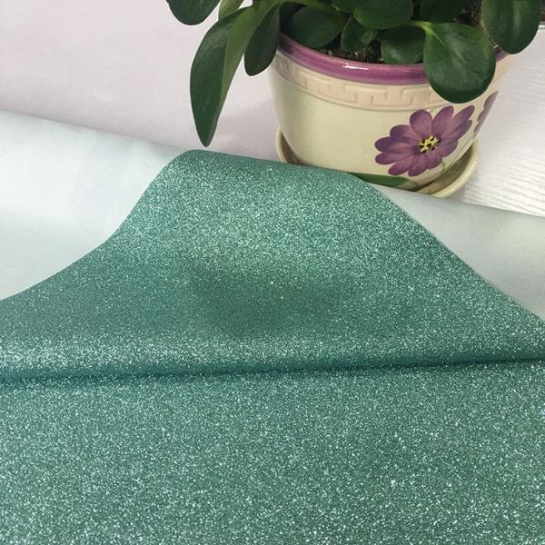 PU Material Glitter Wall Fabric Assorted Glamour Knitted Fabric Customized Color