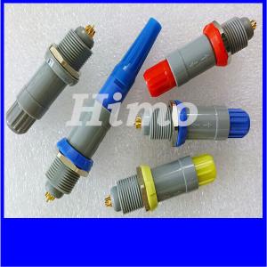 4 pin equivalent to lemo plug PAG push pull connector with self locking