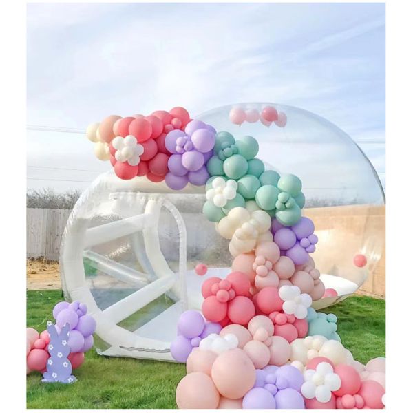 Inflatable Transparent Bubble House Tent 5m Customize Logo Size