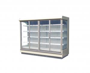 Quality Vertical Refrigerated Food Display Cabinets Supermarket Refrigeration Equipment For R404A for sale