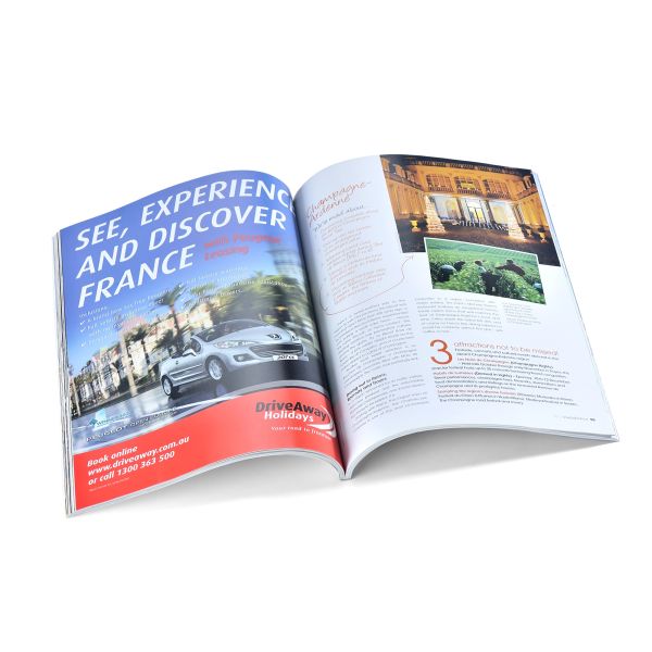 Pantone Coloring Book Printing Embossing Softcover Monthly Magazine Printing