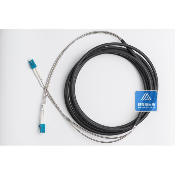 Duplex Fiber Optic Patch Cord FTTA CPRI Base Station Cable LSZH BBU RRU Black