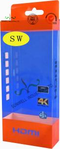 China Offset Printing PVC Plastic Packaging Boxes , Rectangular Plastic Boxes on sale