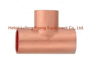 Quality Copper pipe fitting, Tee C x C x C, for refrigeration and air conditioning for sale