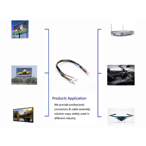 Signal Transmission Custom Wiring Harness 2.0 Mm With Wire Pin Terminal