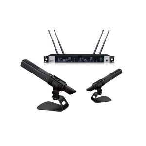 Quality 2CH DSP Wireless Conference Room Microphone System Tube Discussion Desktop for sale