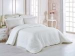 100% Cotton 60 * 40S 300TC Hotel Bedding Set White Color King Size Plain Style