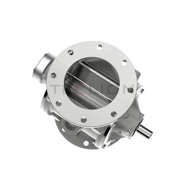 ODM External Bearing Rotary Airlock Feeder Valve For Powder Conveying