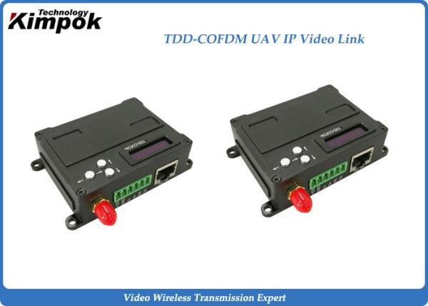 Buy RJ45 Wireless Ethernet Transceiver , 1W UAV Video Link With Data Radio at wholesale prices