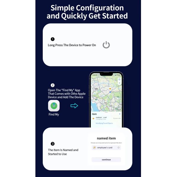 Oem Lanyard Lost Item Tracker Hanging Ring Ultra Thin For Id Card