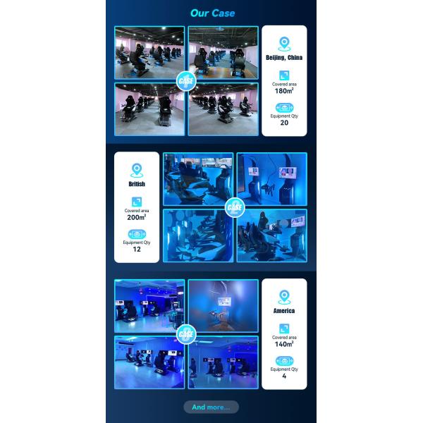 VR Entertainment Experience Roller Coaster Simulator 9D Virtual Reality 360 VR Chair With Wind Effect And Vibration