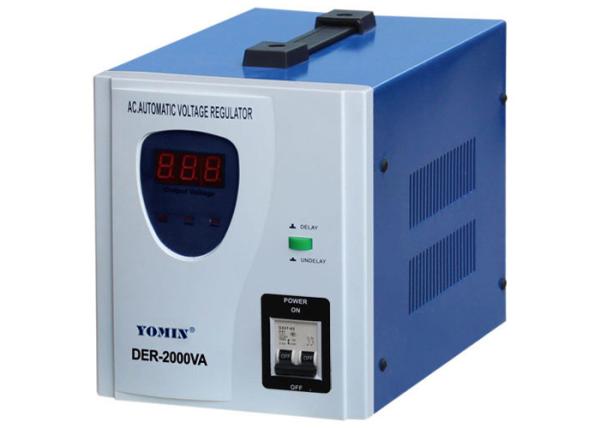 Buy AC Single Phase Automatic Voltage Stabilizer , 2000VA Power Supply Servo Motor Stabilizer at wholesale prices