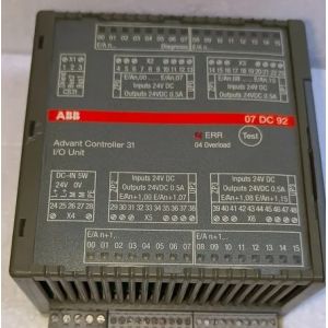Quality ABB 07DC92 GJR5252200R0101 Digital I/O Module Distributed Automation PLCs for sale