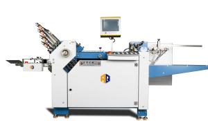 China 8 Buckle Plates Paper Folding Machine Automatic Width 480mm With Double Sheet Detection on sale