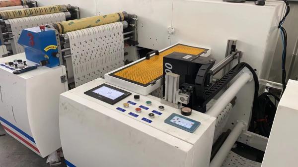 Inline Paper flexo Label Printing Machine Horizontal For Aluminum Foil Film