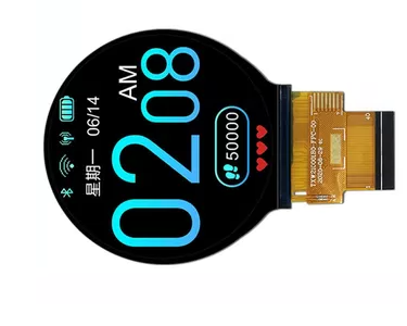 2.1 Inch Round TFT LCD Display with 480 x 480 Resolution and 450cd/m² Brightness for Smart Wearables